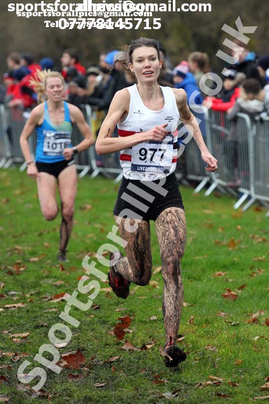 Senior and under-23 women, 2019 European Cross Country Trials and British Cross Challenge, Sefton Park, Liverpool.  Photo: David T. Hewitson/Sports for All Pics